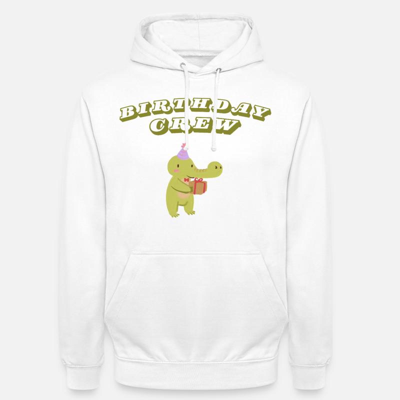Birthday Crew - Unisex Hoodie - white