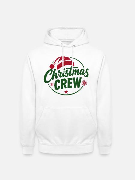 Weihnachts Crew Logo - Unisex Hoodie - Weiß