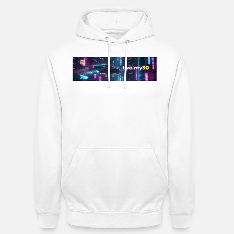 Conception de l’ouverture - Sweat-shirt à capuche unisexe - blanc