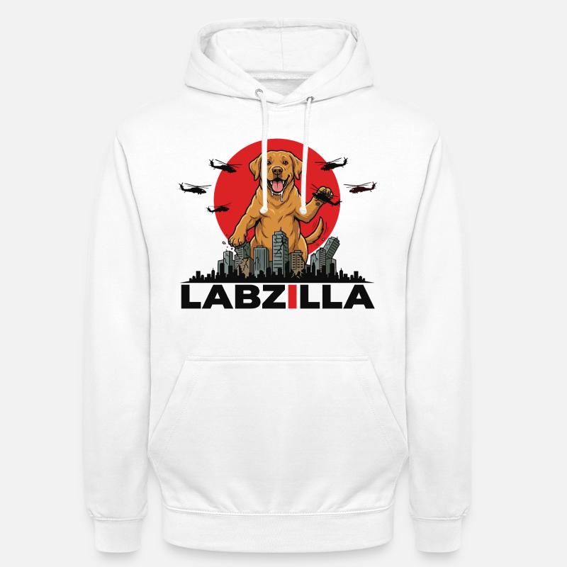 Labzilla – Le chien géant ultime - Sweat-shirt à capuche unisexe - blanc