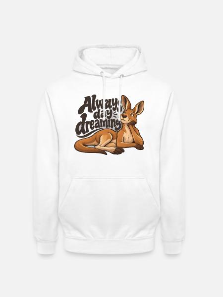 Känguru - Unisex Hoodie - Weiß