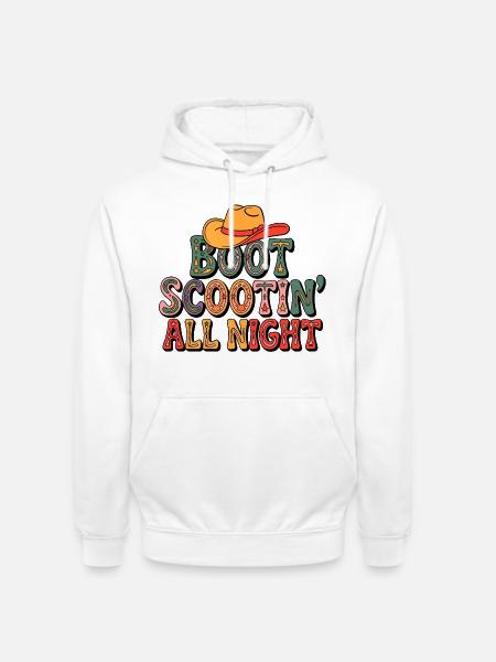 Western Line Dance - Unisex Hoodie - Weiß