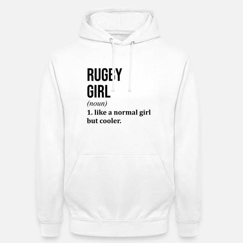 Rugby - Unisex Hoodie - white