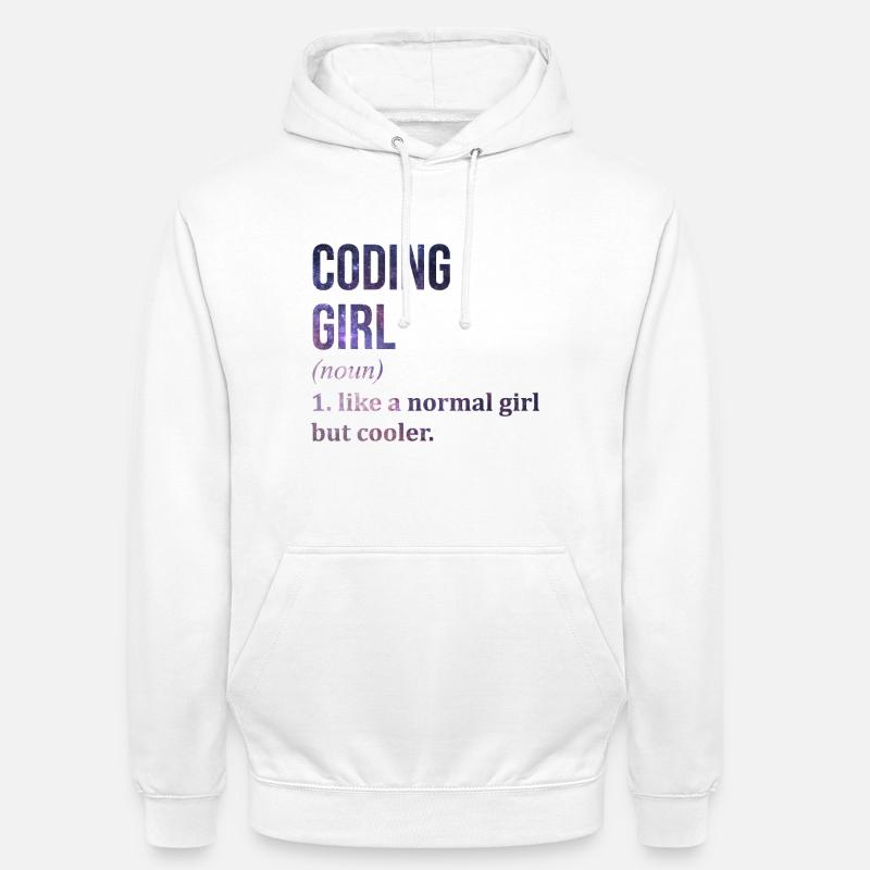 Codierung Codierung Codierung - Unisex Hoodie - Weiß