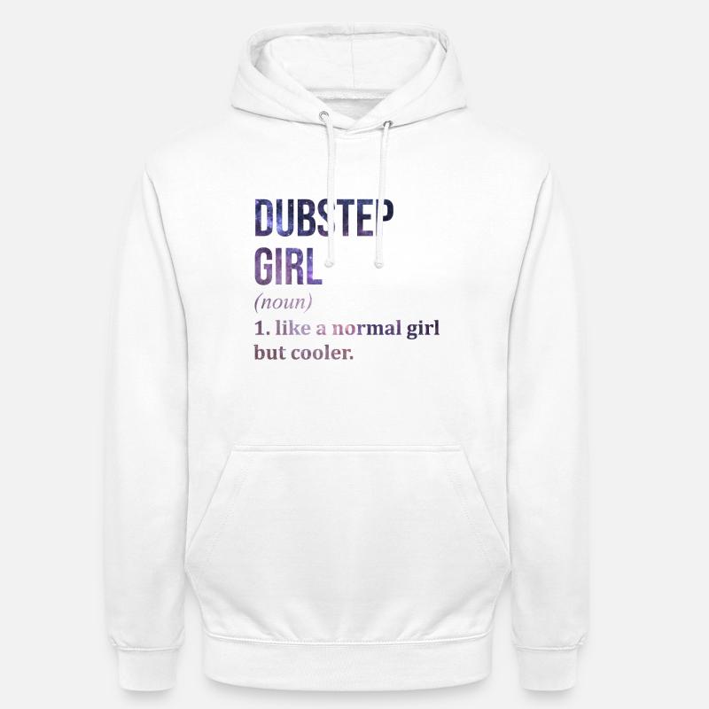 Dubstep Dubstep Dubstep - Sweat-shirt à capuche unisexe - blanc