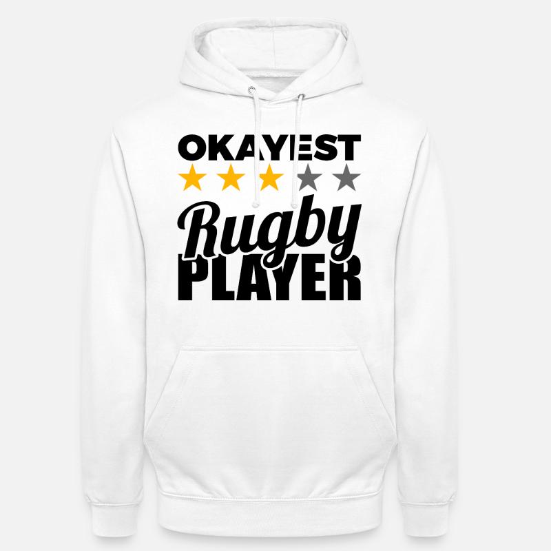 Rugby Player - Unisex Hoodie - white