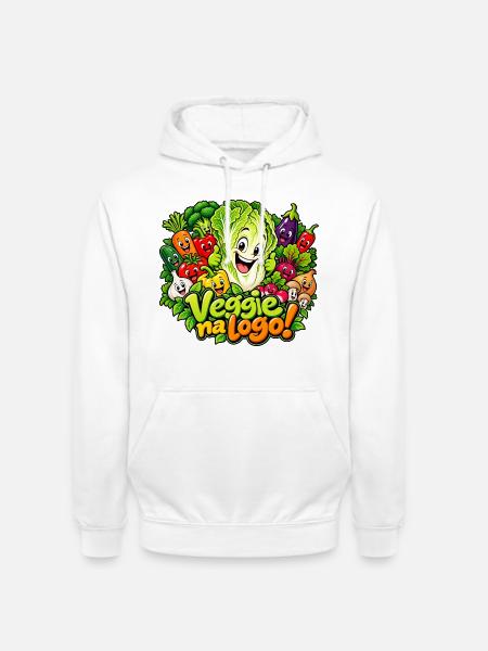 Lustiger Chinakohl - Unisex Hoodie - Weiß