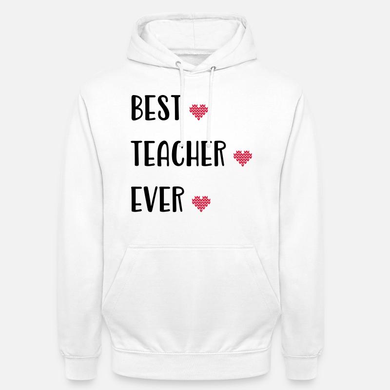 Enseignant - Sweat-shirt à capuche unisexe - blanc