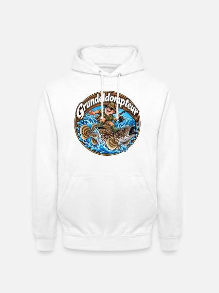Grundeljäger - Unisex Hoodie - Weiß