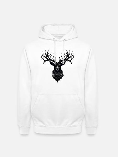 Horns of Darkness - Unisex Hoodie - Weiß