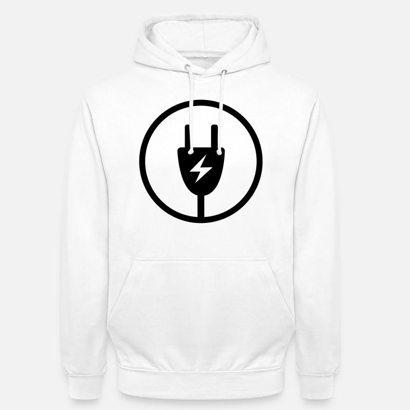 Fiche d'alimentation - Sweat-shirt à capuche unisexe - blanc