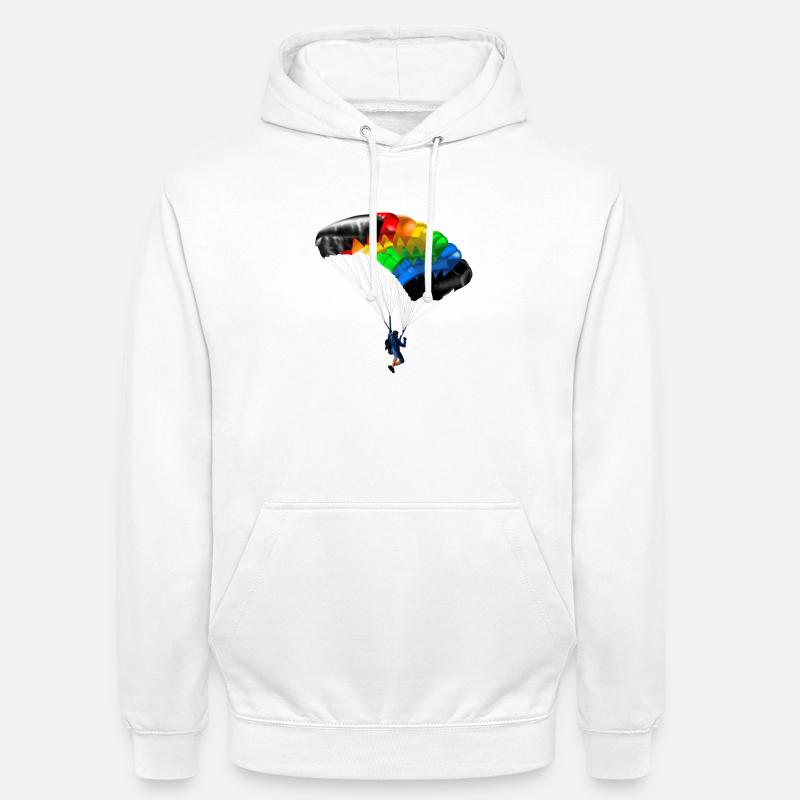parachute - Unisex Hoodie - white