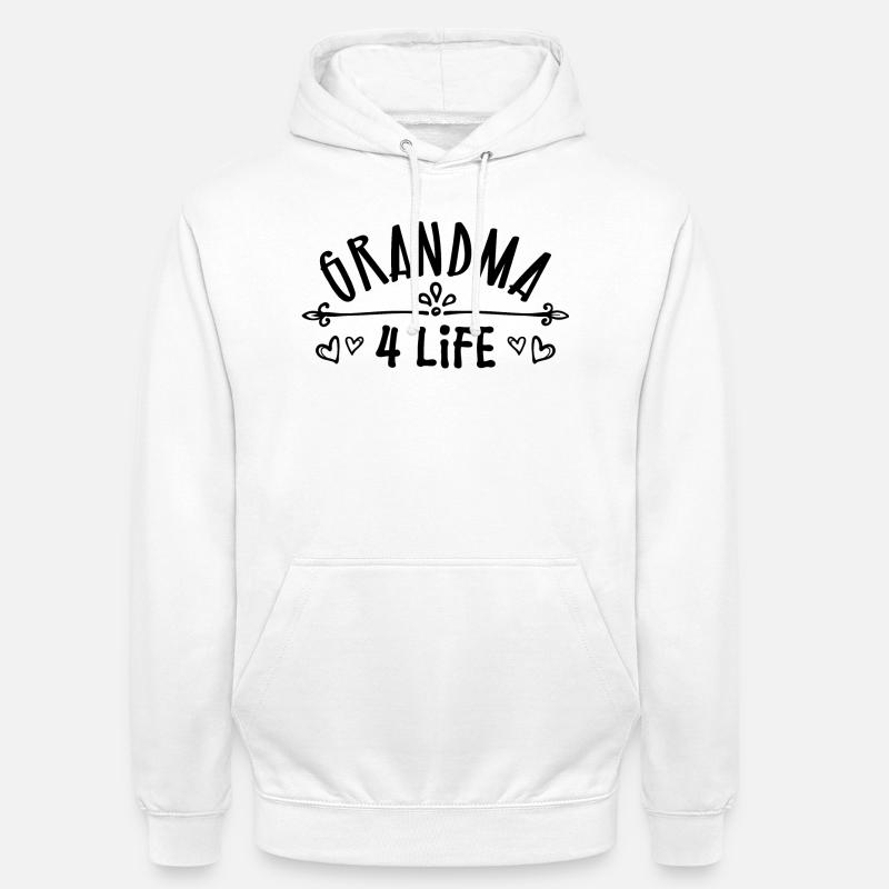 Félicitations Grand-mère Grand-mère Déclaration Retraité - Sweat-shirt à capuche unisexe - blanc