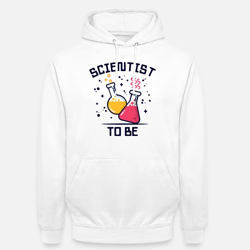Workaholic Wissenschafter Statement Beruf Karriere - Unisex Hoodie - Weiß