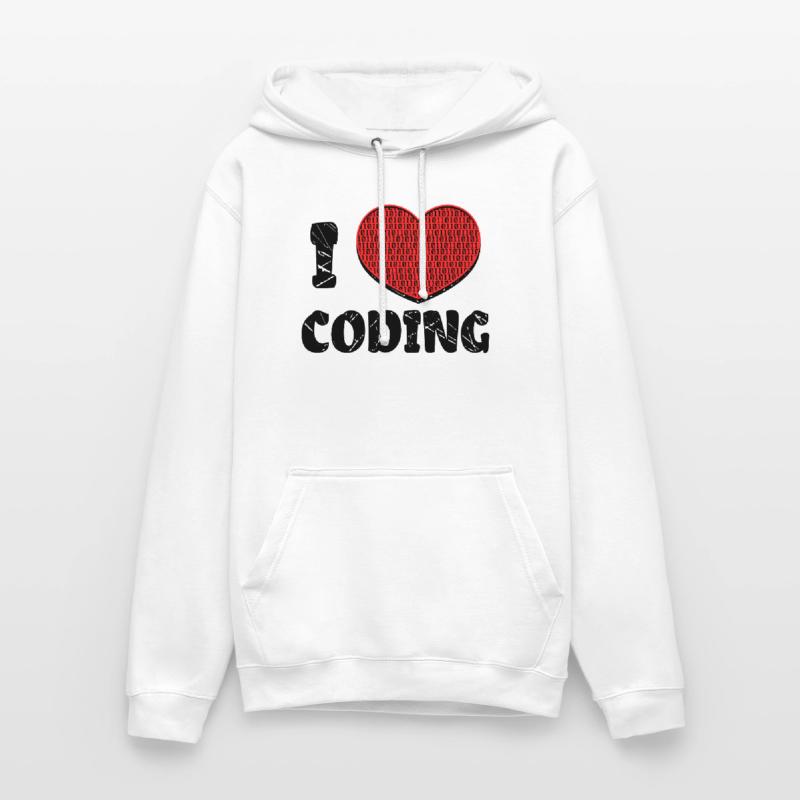 Script de code Debug Heart Statement Sweat-shirt à capuche unisexe