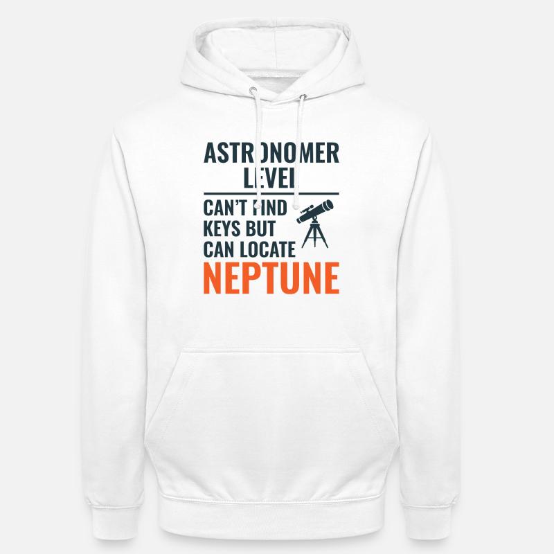 Planètes du système solaire Art spatial - Sweat-shirt à capuche unisexe - blanc
