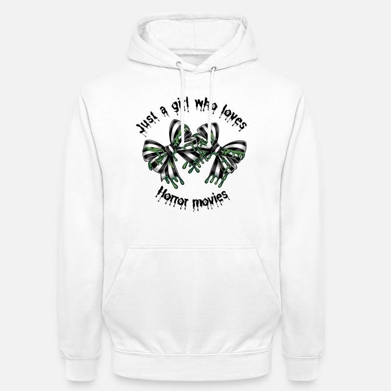 Conception d’arc à rayures empoisonnées - Sweat-shirt à capuche unisexe - blanc