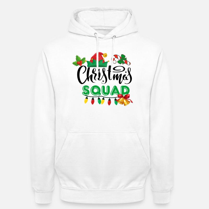 Équipe de Noël, Épouser Noël - Sweat-shirt à capuche unisexe - blanc