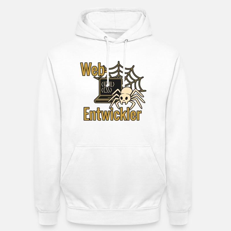 Web Developer - Halloween 2025 - Unisex Hoodie - white