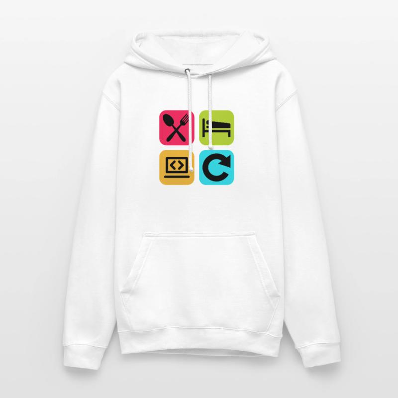 Eat Sleep Program Repeat Funny Quote Code Unisex Hoodie