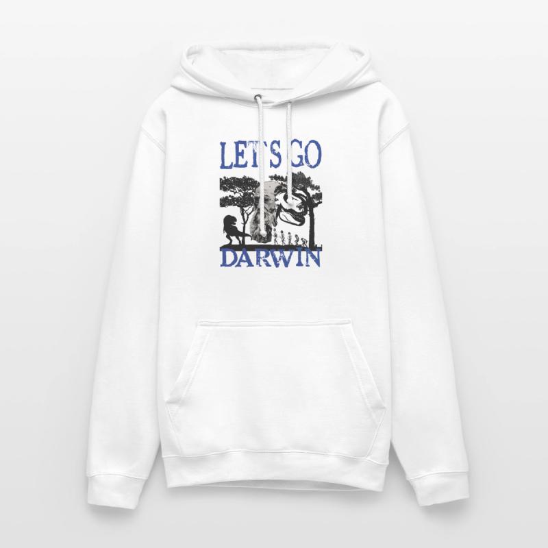 Charles Darwin Evolution textile gift idea Unisex Hoodie