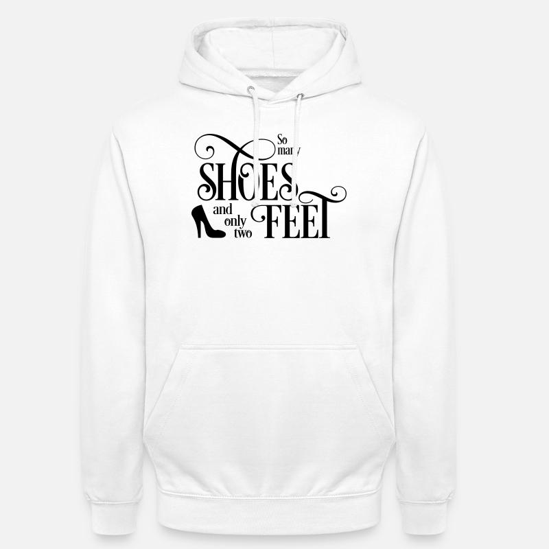 Chaussures - Sweat-shirt à capuche unisexe - blanc