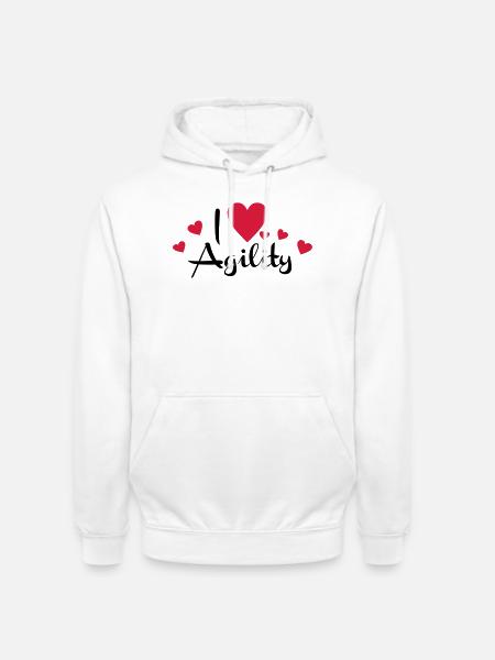 2541614 15923905 agility - Unisex Hoodie - white