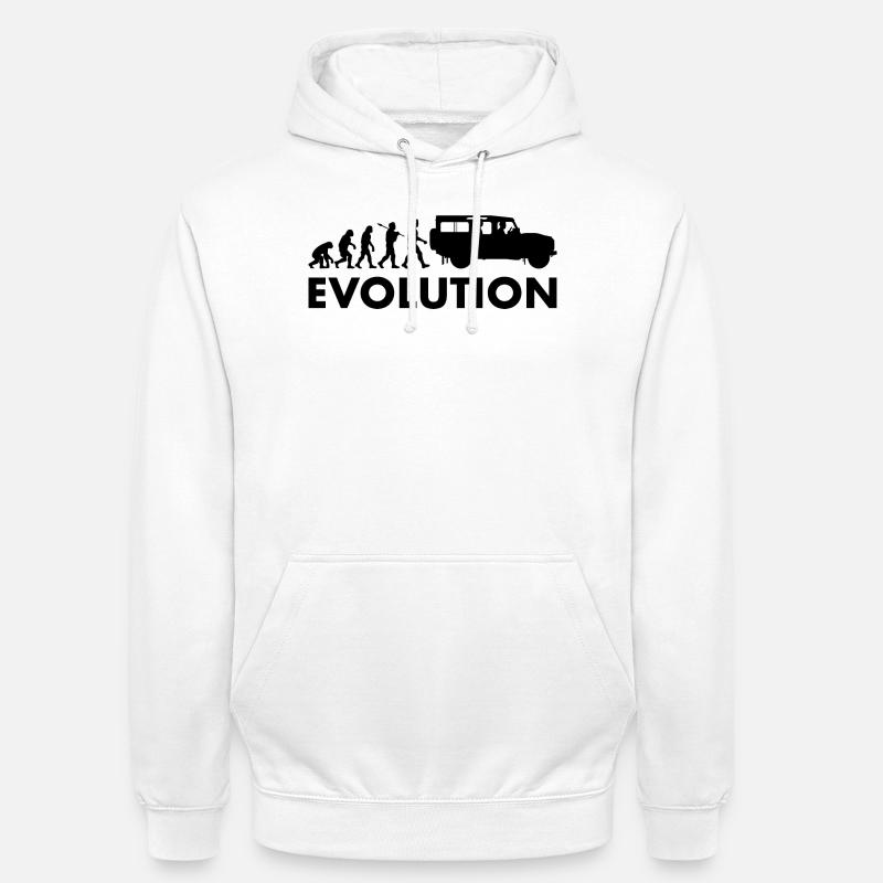 Defender 110 Evolution - Unisex Hoodie - white