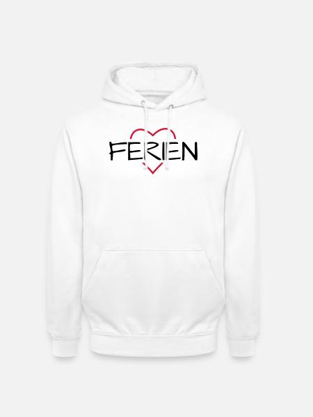 Ferien - Unisex Hoodie - Weiß