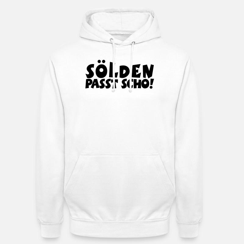 Sölden Passt Scho! - Unisex Hoodie - Weiß