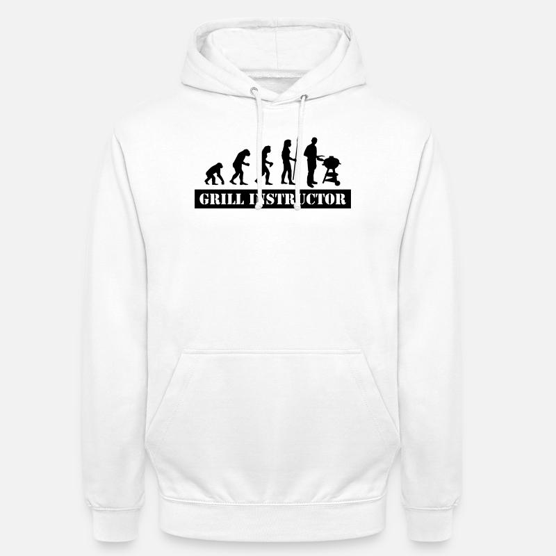 evolution grill instructor - Unisex Hoodie - white