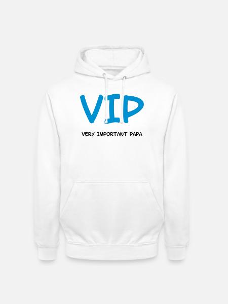 Very Important Papa :) - Unisex Hoodie - white
