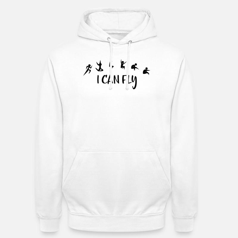 Weitsprung - Unisex Hoodie - Weiß