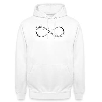 Kunstrad, Kunstradfahren, Hallenradsport, 4 Ever - Unisex Hoodie - Weiß - Vorne - AI Model Male 185 dark (185cm) & AI Model Female 172 dark (172cm)