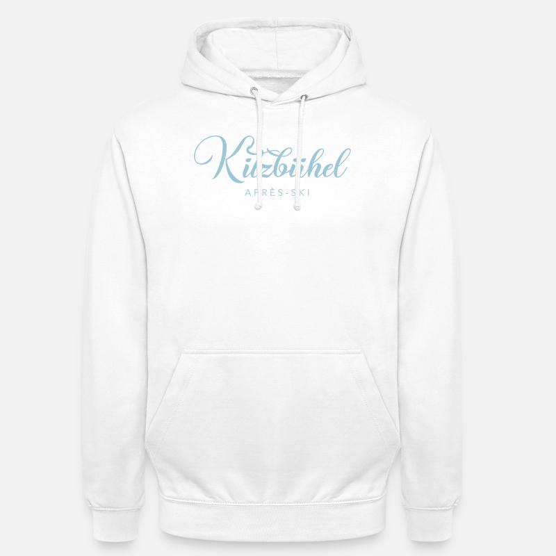 KITZBÜHEL Apres-Ski Austria Österreich - Sweat-shirt à capuche unisexe - blanc