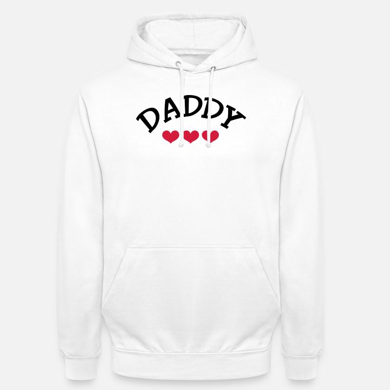Daddy - Sweat-shirt à capuche unisexe - blanc