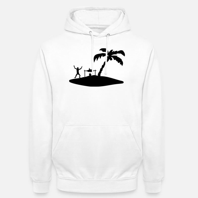 barbecue - Sweat-shirt à capuche unisexe - blanc