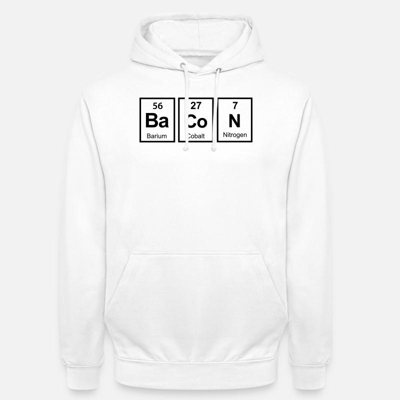 bacon - Unisex Hoodie - white