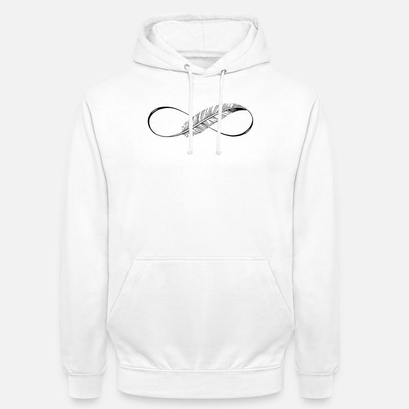 Cute Lines Infinity Spring - Unisex Hoodie - white