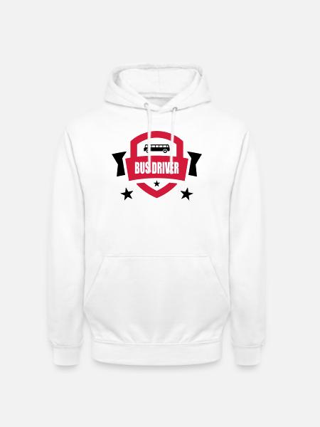 Bus / Busfahrer / Arbeit / Job - Unisex Hoodie - Weiß