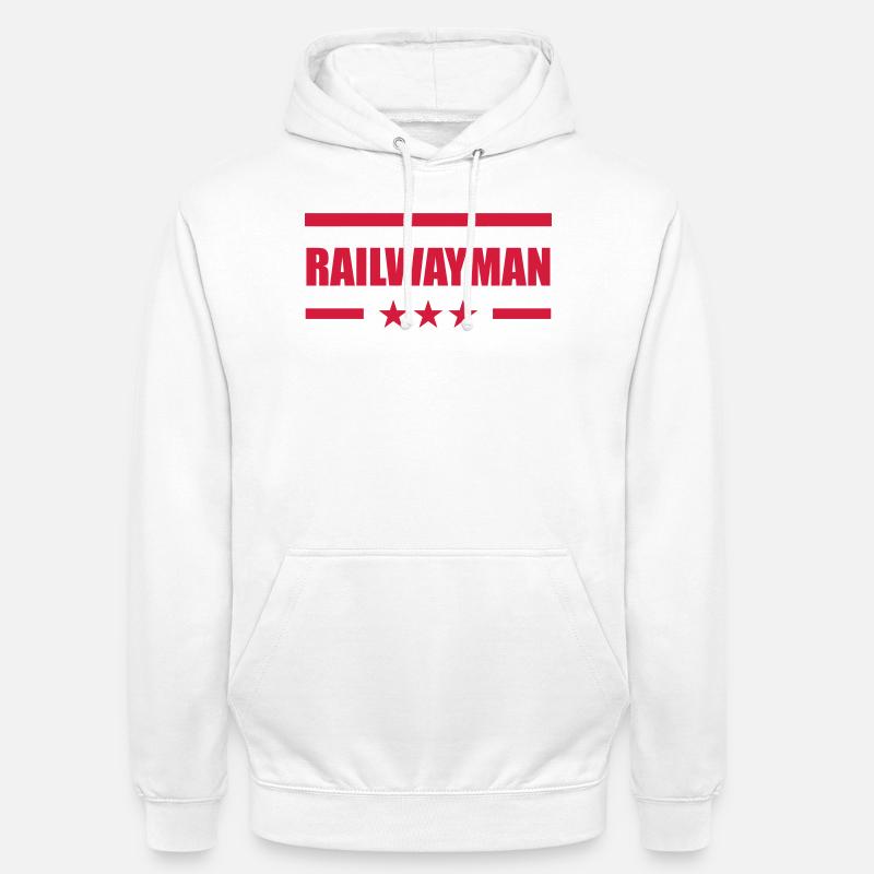 Eisenbahner / Eisenbahnen / Eisenbahn / Bahn - Unisex Hoodie - Weiß
