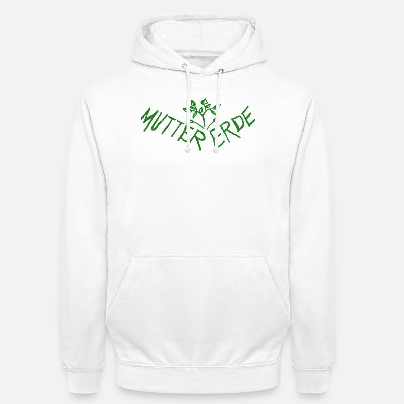 Mutter Erde - Schuetze Mutter Erde - Unisex Hoodie - Weiß