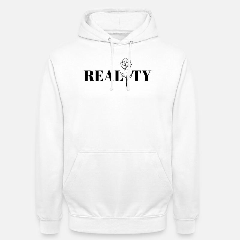 Cool design, reality. - Unisex Hoodie - white