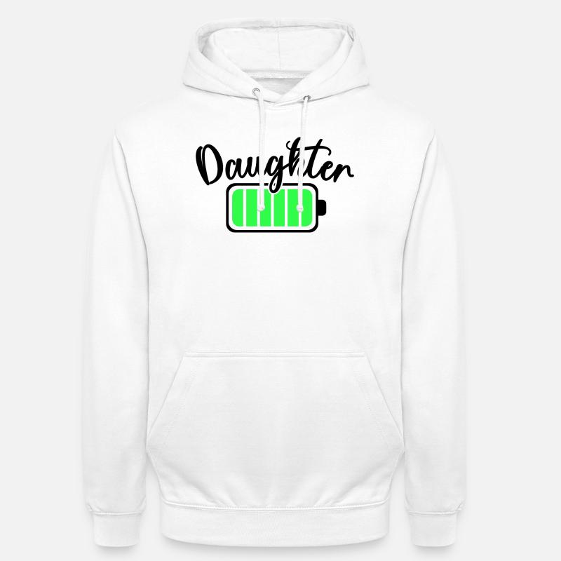 Neon Bar Equalizer Pattern - Unisex Hoodie - white