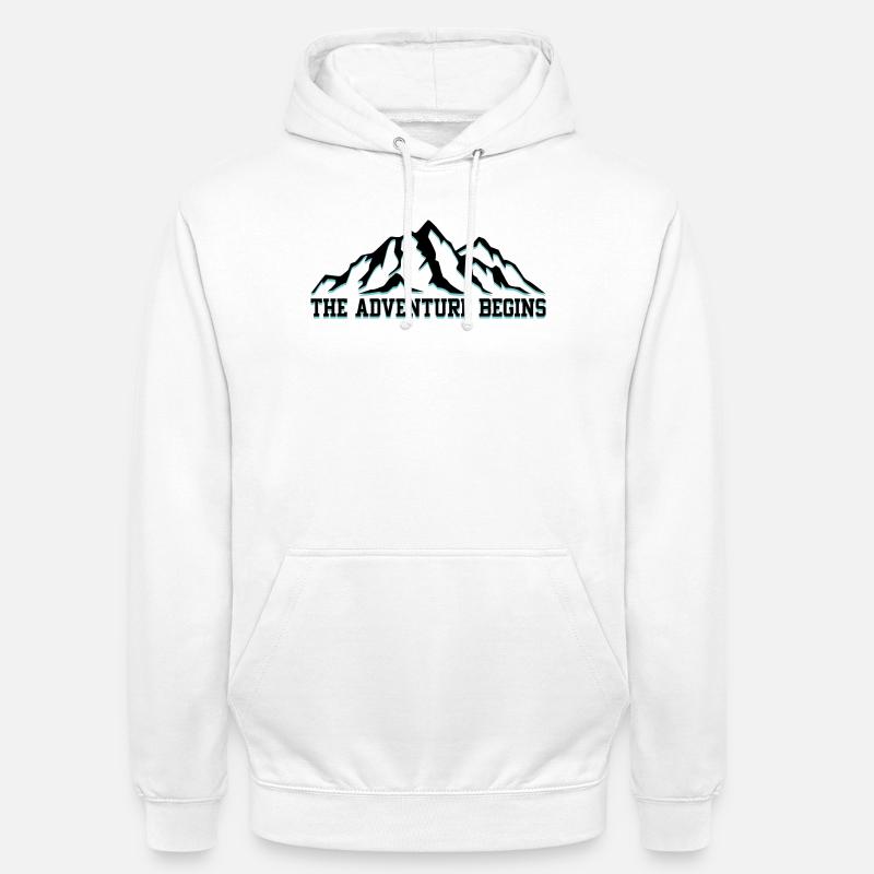 Das Abenteuer beginnt - Unisex Hoodie - Weiß