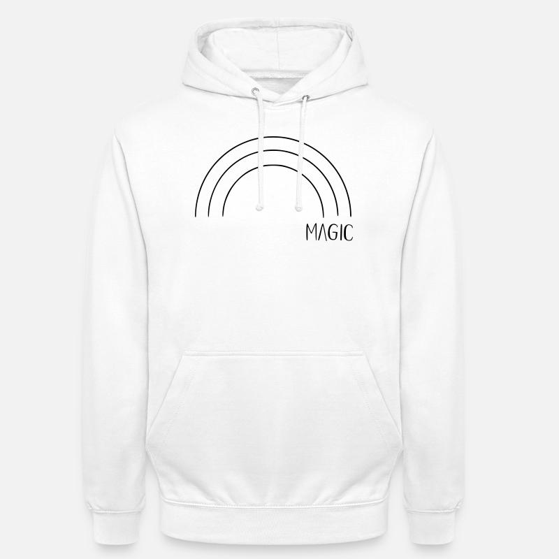 Magic Regenbogen - Unisex Hoodie - Weiß