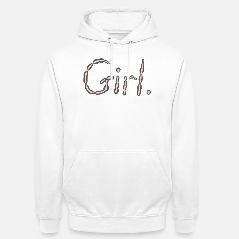 Mädchen - Unisex Hoodie - Weiß