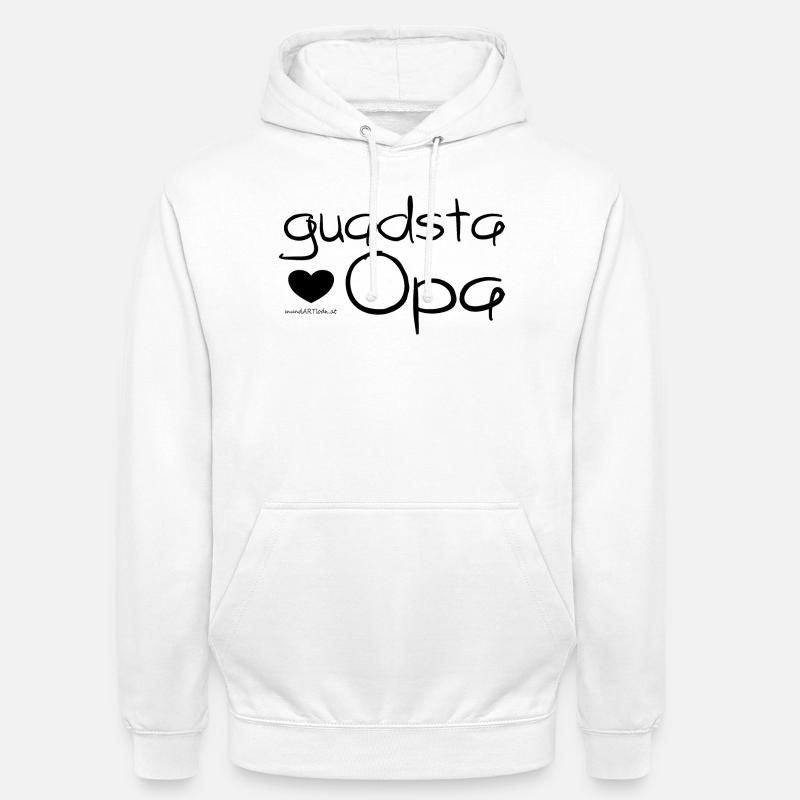guadsta Opa - bester Opa, super Geschenkidee, - Unisex Hoodie - Weiß