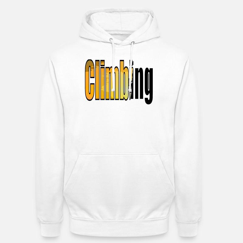 ESCALADE - Sweat-shirt à capuche unisexe - blanc