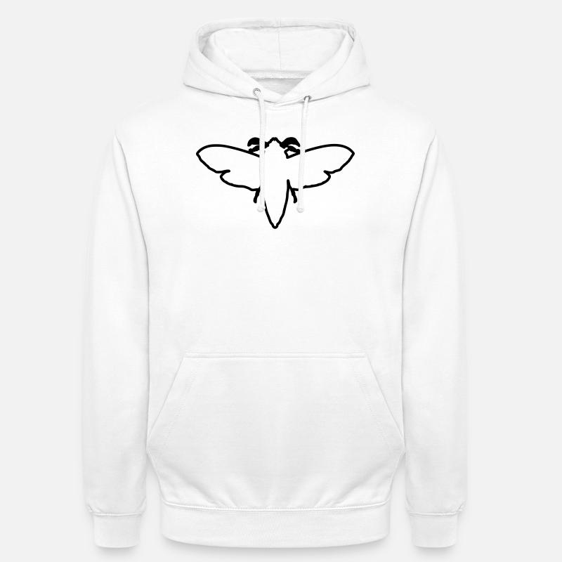 Papillon de nuit 2 - Sweat-shirt à capuche unisexe - blanc